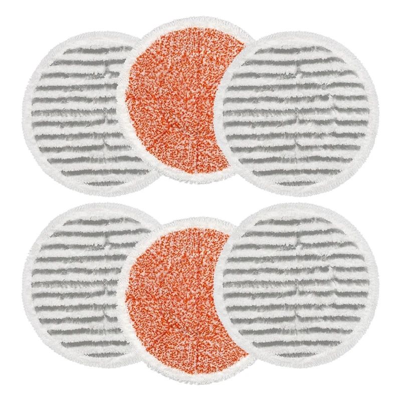 6 Pack S7000 Steam Mop Pads Accessori Di Ricambio Per Shark S7000Amz S7001 S7001Tgt S7000 Series Steam Mop, Microfibra
