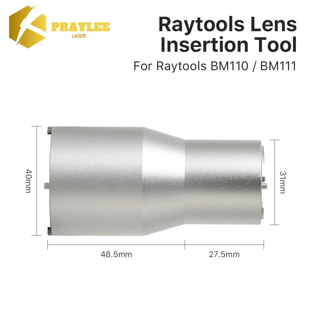 Praylee Raytools Laser Lens Insertion Tool for Focusing & Collimating Lens on BT210S BT240S BM111 BM109 BM114 Laser Cutting head