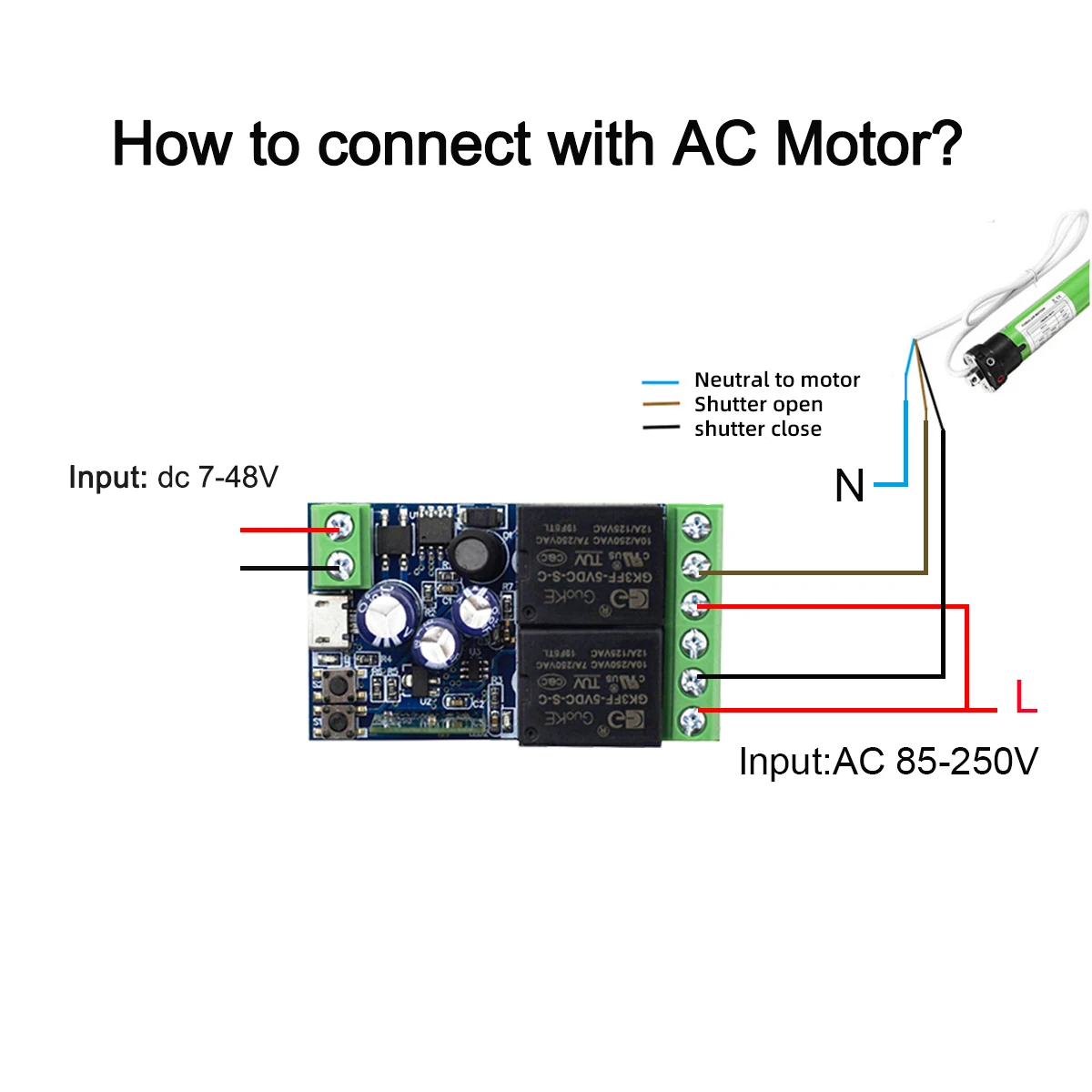 smart switch DC 5V 12V 24V 32V 2 Channel,WIFI eWeLink Linear Actuator Motor Controller Smart Home 2CH Pulse Relay for Alexa Google Alice
