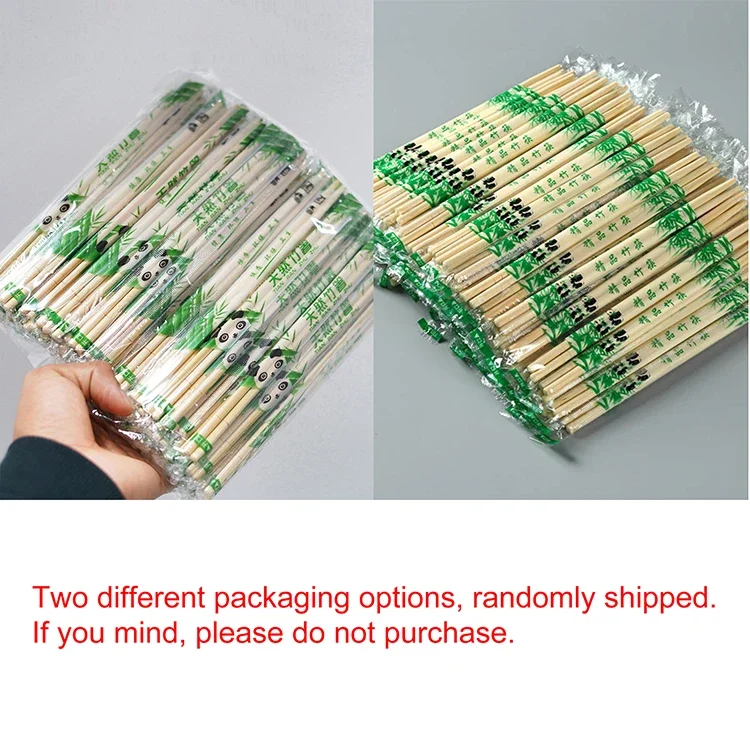 Description Picture 2 of item100Pairs Disposable Bamboo Wood Chopsticks Restaurant Individual Package Chop Sticks Hashi Sushi Food Stick Tableware