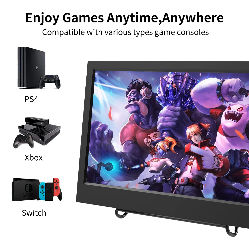޴ , 10.1 ġ 1920x1200 VGA HDMI ȣȯ, PS4  PI ġ XBOX Ʈ ǻ Ȯ PC 