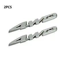 

2PCS Car 3D Metal AWD Logo Emblem Sticker 4WD Badge Decal Logo for Cadillac Nissan VW Toyota Honda Ford Audi BMW Opel Mazda