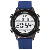 Digital Men's Wrist Watch Waterproof EL Display Outdoor Sport Watch alarm Chrono luminous Electronic Watch 12/24 hour system 1