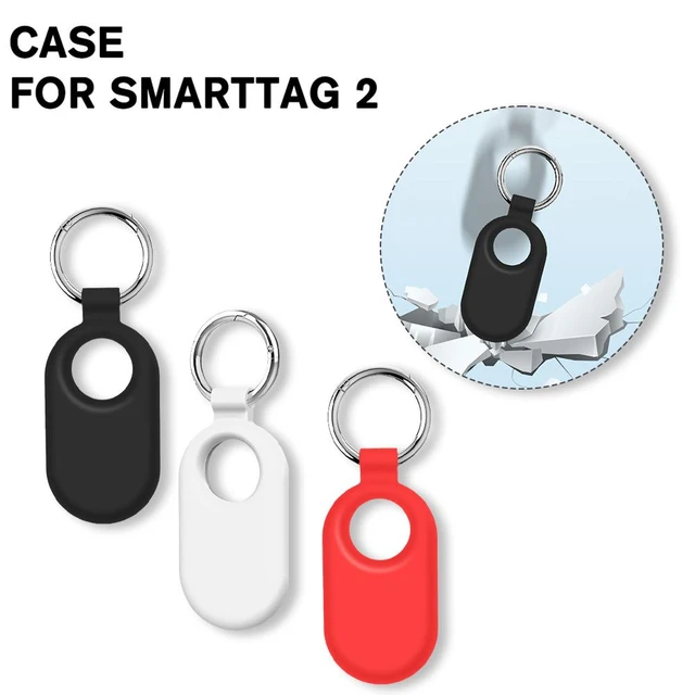 2pcs Étui de protection en silicone pour Samsung Galaxy Smart Tag