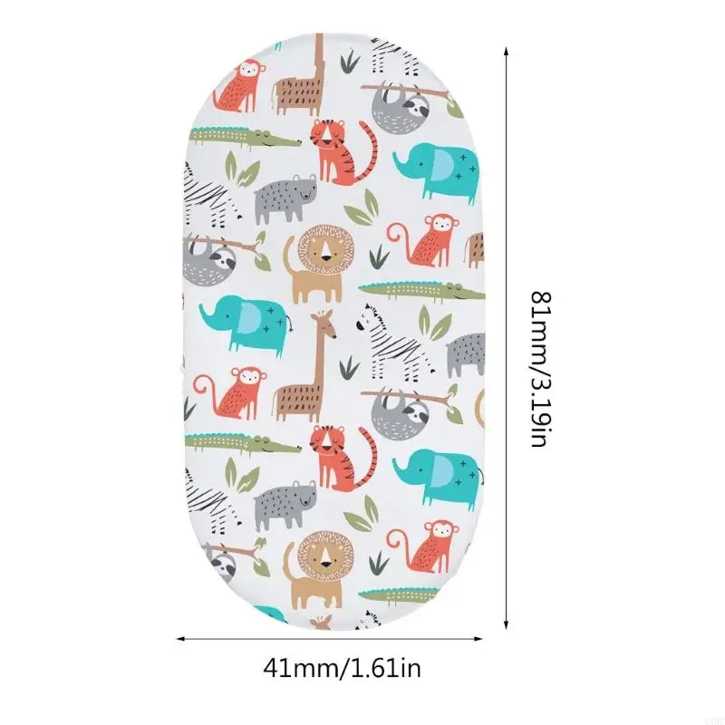 Fitted Bassinet Sheet Cotton Fitted Sheet for Cradle Basket Pad Sheets Changing Mat Cover Crib Bed Protector Case 4XBC
