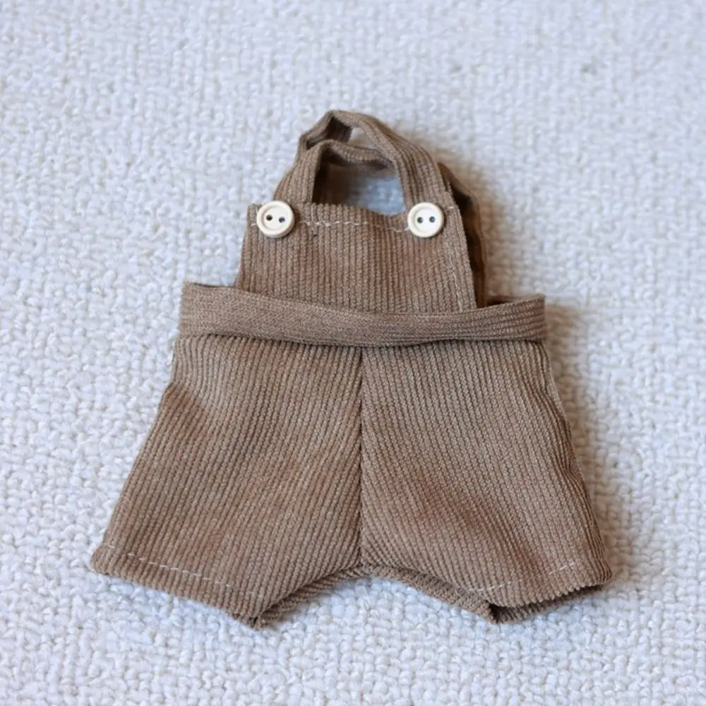 1PC 20cm Cotton Doll Clothes Jean Overalls Idol Dolls Pants 23cm Wallace Gromit Dog Clothes Dressing Game Accessories Toy Gift