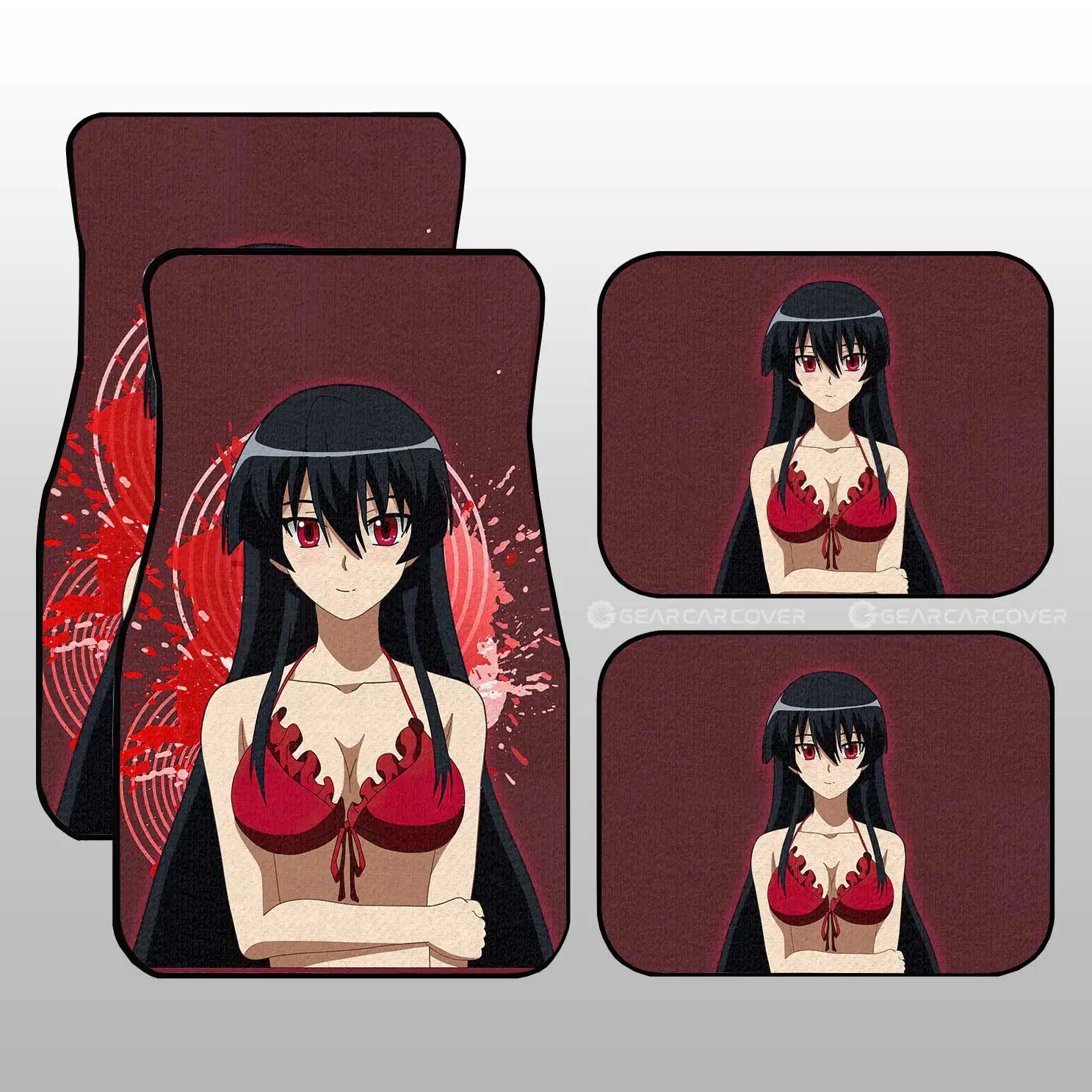 

Anime Sexy Girl Akame Car Floor Mats Custom Akame Ga Kill Anime Gifts For Fans