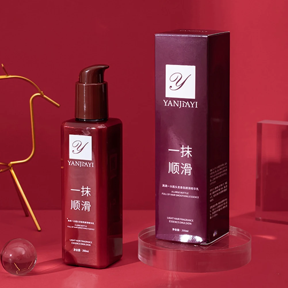 Description Picture 4 of item200ml Hair Smoothing Leave-in Conditioner Repairing Smooth Treatment Cream Perfume Conditioner Leave-in Hair Care Hair Essence