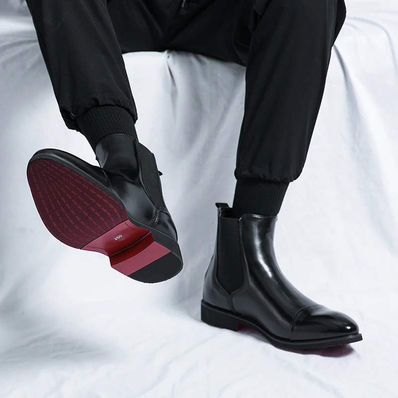 Classic Men Chelsea Boots men chelsea boots,men leather shoes