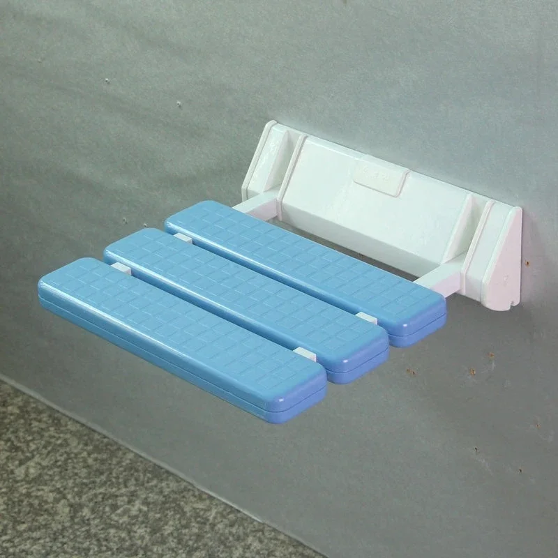 Wall-Mounted Folding Shower Seat Foldable Bath Stool for Toilet 5