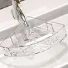 Water Ripple Bathroom Storage Rack Plastics Thickening Wall Storage Rack Punch Free Shower Gel Storage Rack Bathroom 2