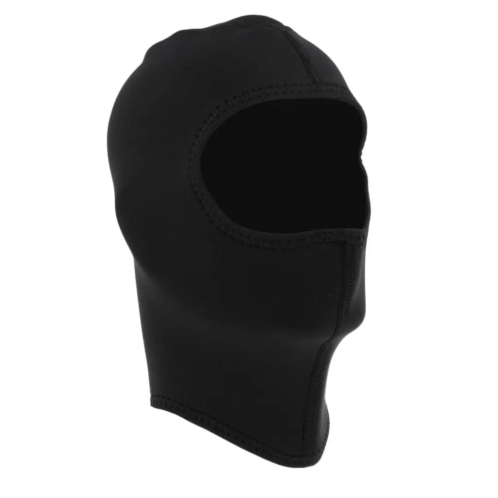 Neoprene Scuba Diving Cap Wetsuit Neck Bibbed Hood Divers mm