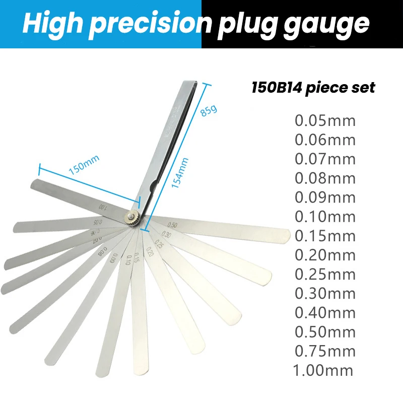 Brass Gap Measure Tool Feeler Gauge Thickness Gauges Copper Sheet Measuring