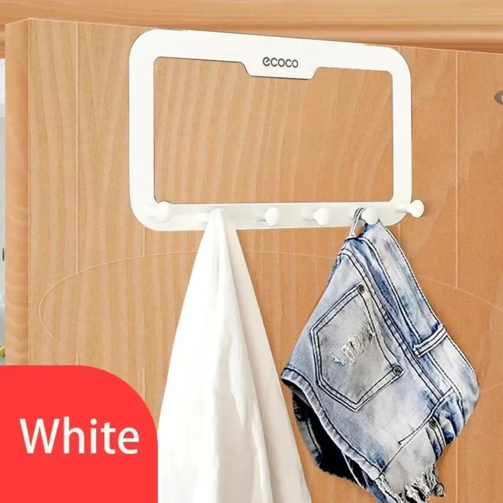 Door Hooks Coat Towel Rack Door Back Rack Kitchen Bathroom Storage No Trace Tools Clothes Hooks