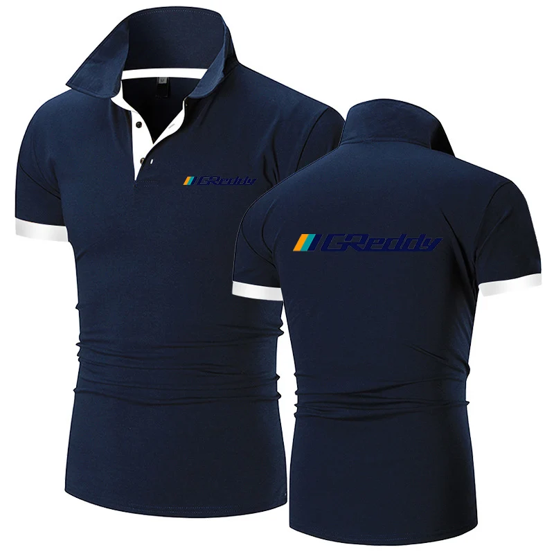 Summer Cotton Breathable Polo Shirt for Men