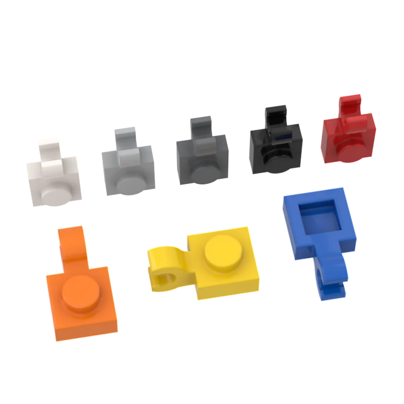 

10 шт., детали MOC 61252, пластина, специальный 1x1 с зажимом, 6019 Совместимые Кирпичи, сборные строительные блоки «сделай сам», детская игрушка-мозг