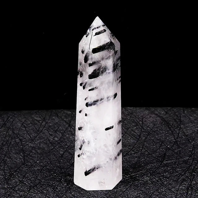 1PCS Black tourmalin