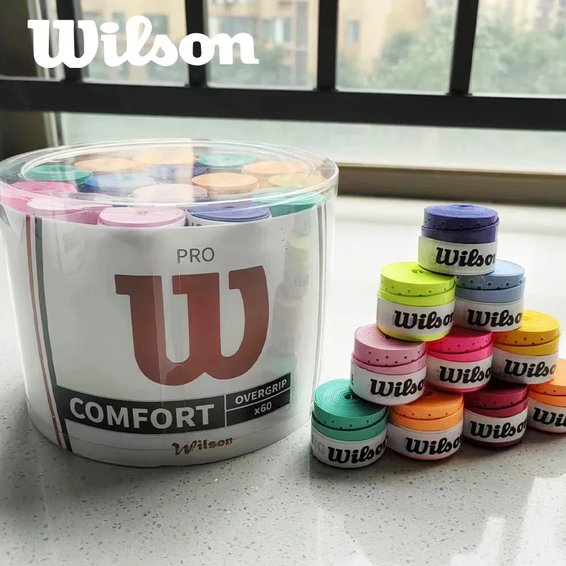60/120/180PCS Wilson Tennis racket Overgrip Tennis Grips dry feel Racquets Wraps Hand Glue Overgrips Non-slip Tenis Fishing Grip