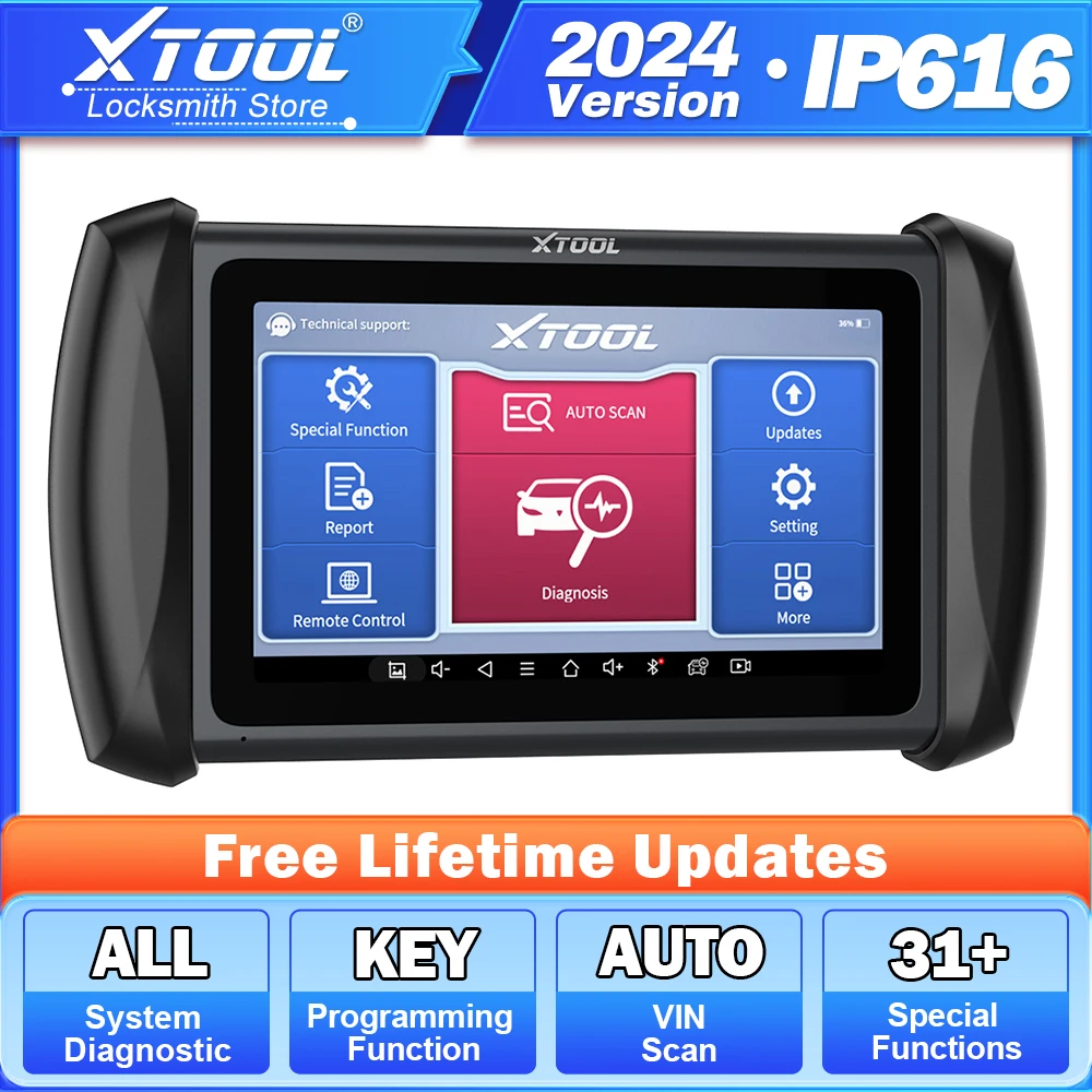 XTOOL IP616 Scanner Diagnostico Auto Professionale - Lettura E Cancellazione Errori, 31+ Funzioni Di Reset, Programmazione Chiavi, Aggiornamenti Gratuiti A Vita - Foto 2
