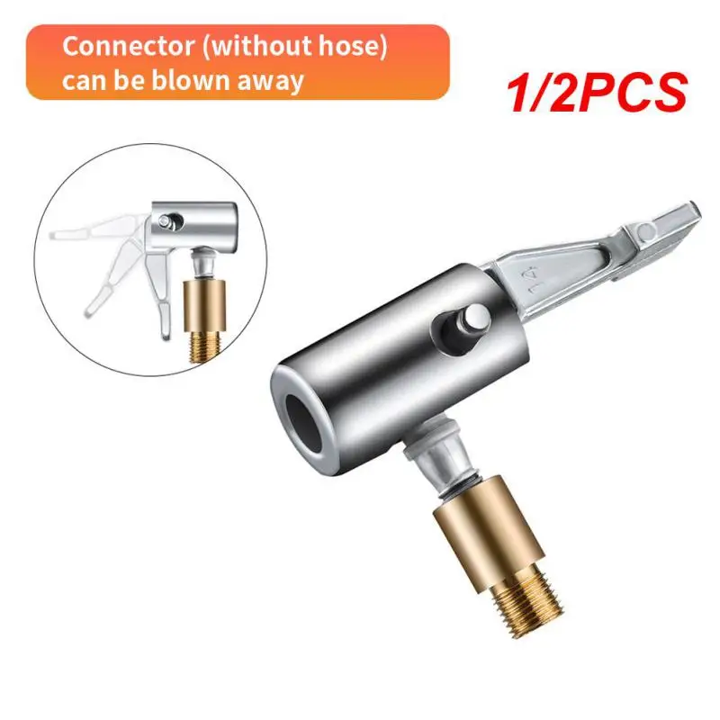 

1/2PCS Tire Nozzle For Car Pump Tip Tyre Valve Tire Inflation Valve Connector Clip-on Adapter Accessories Clip Type Nozzle