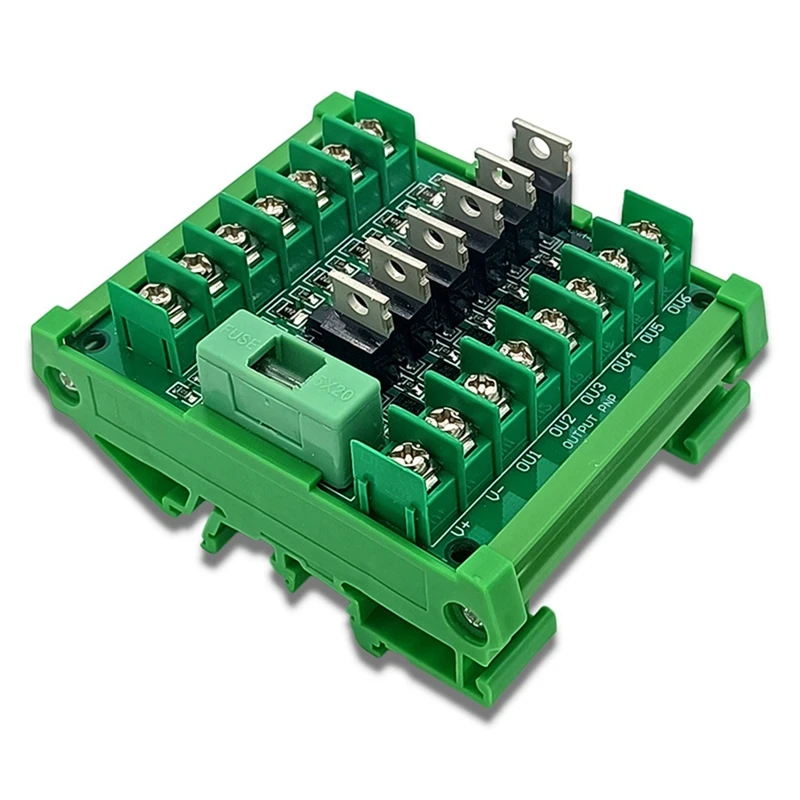 

6-Channel PLC Amplifier Board Isolation Board Npn In Pnp Out With Module Rack PLC Protection Board