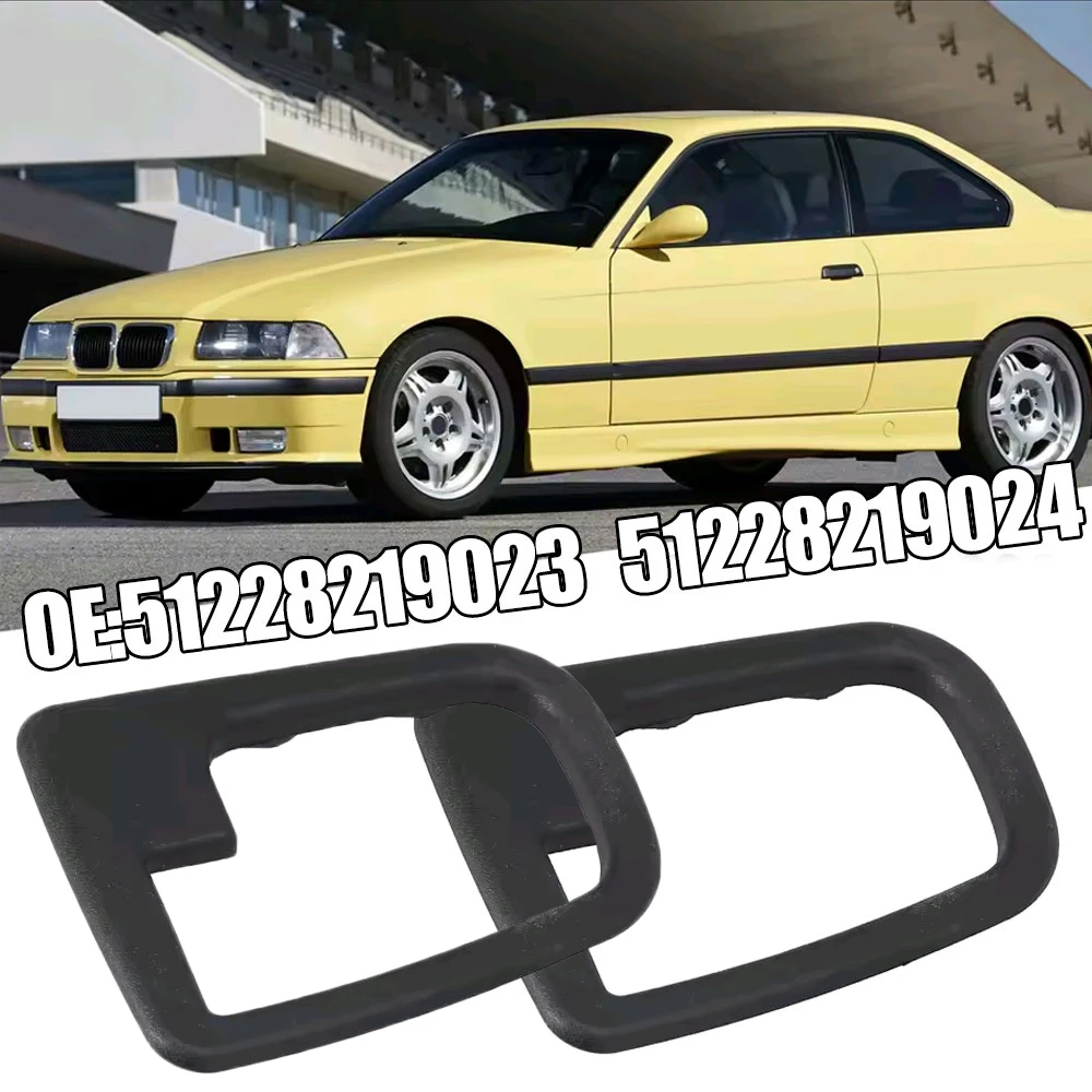 BMW E36 92-99 Z3 96-02 51228219023 51228219024 용 자동차 도어 풀 패널 캡 내부 핸들 프레임 트림 커버 자동차 액세서리 2개