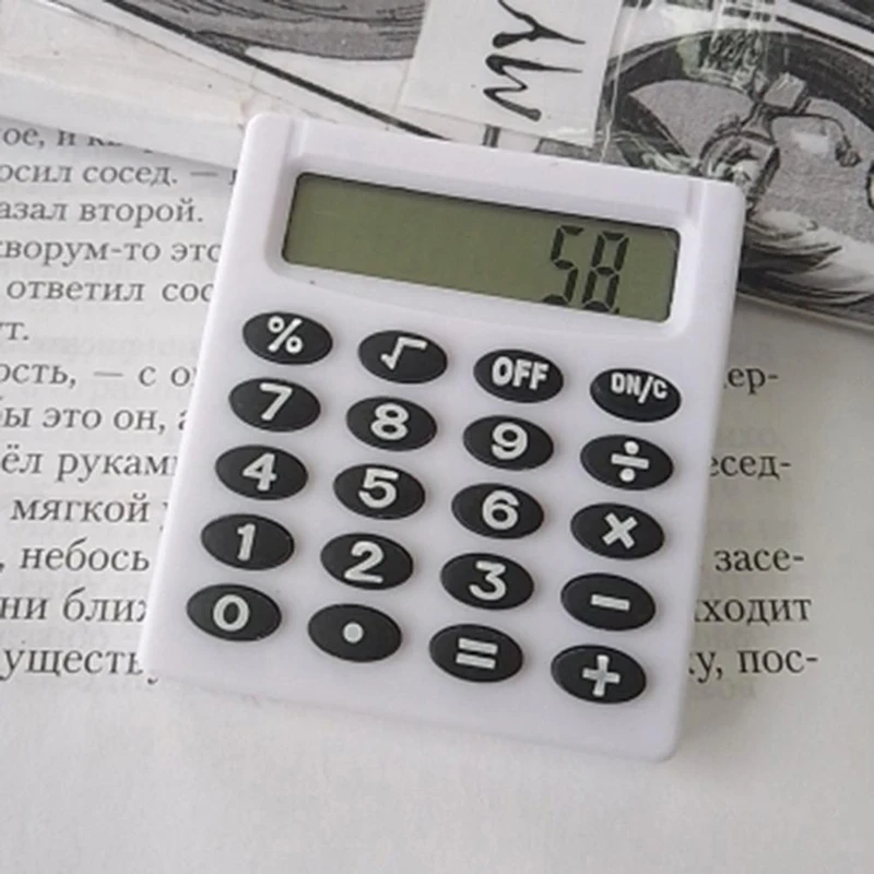 Small Square Calculator Multi-Function Mini Color School Office Electronics Plastic Calculator plastic calculator