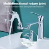 Multi-function Basin Faucet 1080-degree Lifting Anti-splash Water Nozzle Bathroom Face Brushing Rotating Extension Robotic Arm 2