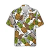 Kawaii Capybara Pattern Shirt Men's 3D Printed Hawaii Aloha Beach Men's Shirt Short Sleeve Cool Top Lapel Shirt 5