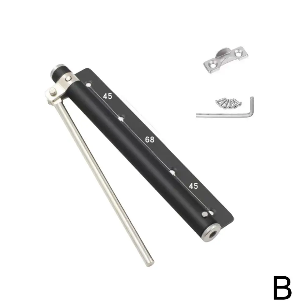 Automatic Door Closer Safety Spring Door Closer, Zinc Alloy Adjustable Closing Hinge Closer For Self Closing J0s8