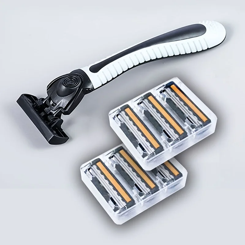 Manual Razors,Classic Razor With Replacement Blades, Skin Guard Included Razor Holder, Stainless Retro Wet Shaving Safety Razor