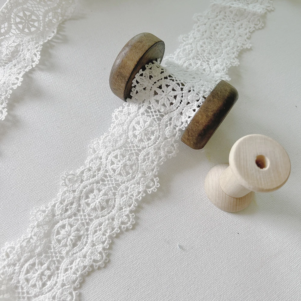 14Yards Cotton Lace Trim Sewing Accessories Handmade Apparel Trimmings