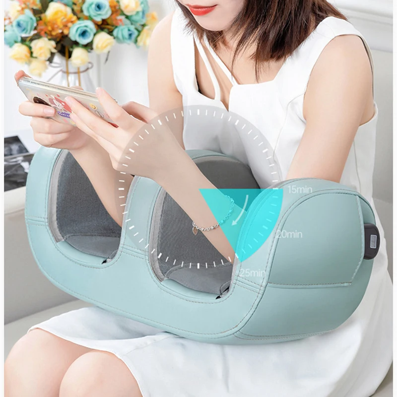 Multifunction Knees Feet Leg Hand Calf Thermal Massager Joints Pneumatic Warm Hot Compress Vibration Air Bag Timed Massage Pads