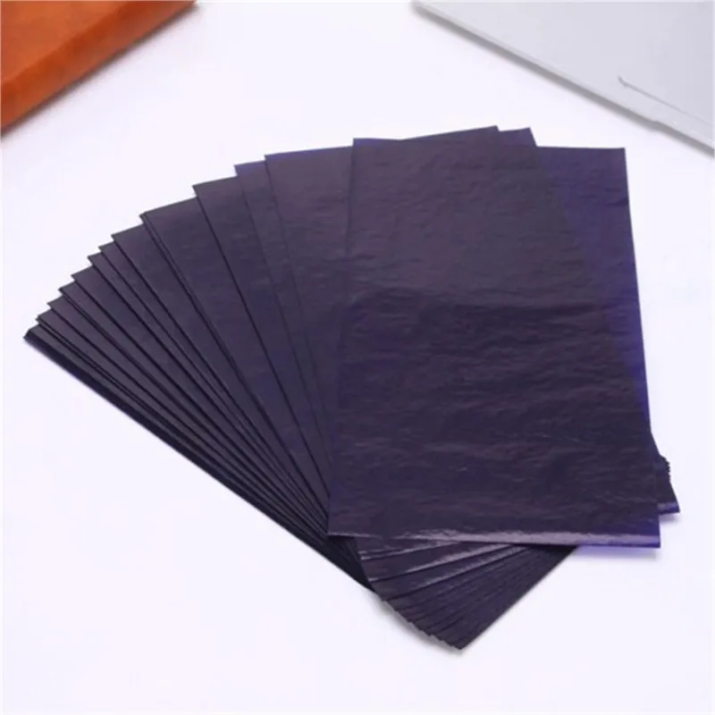 100pcs/box 275 Blue Carbon Stencil Transfer Paper Double Sided Hand Pro