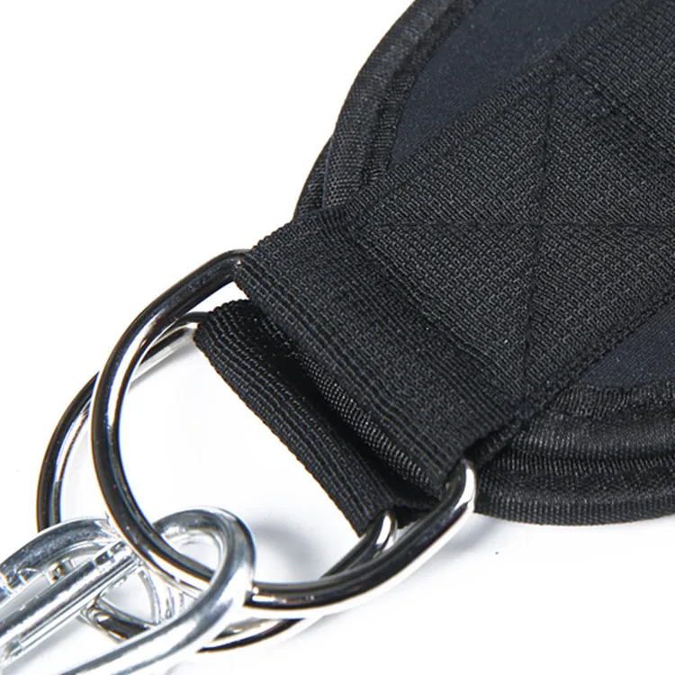 Thick Neoprene Weight Lifting Belt With Chain Dipping Belt For Pull Up Chin Up Kettlebell Barbell Fitness Bodybuilding Gym Belt