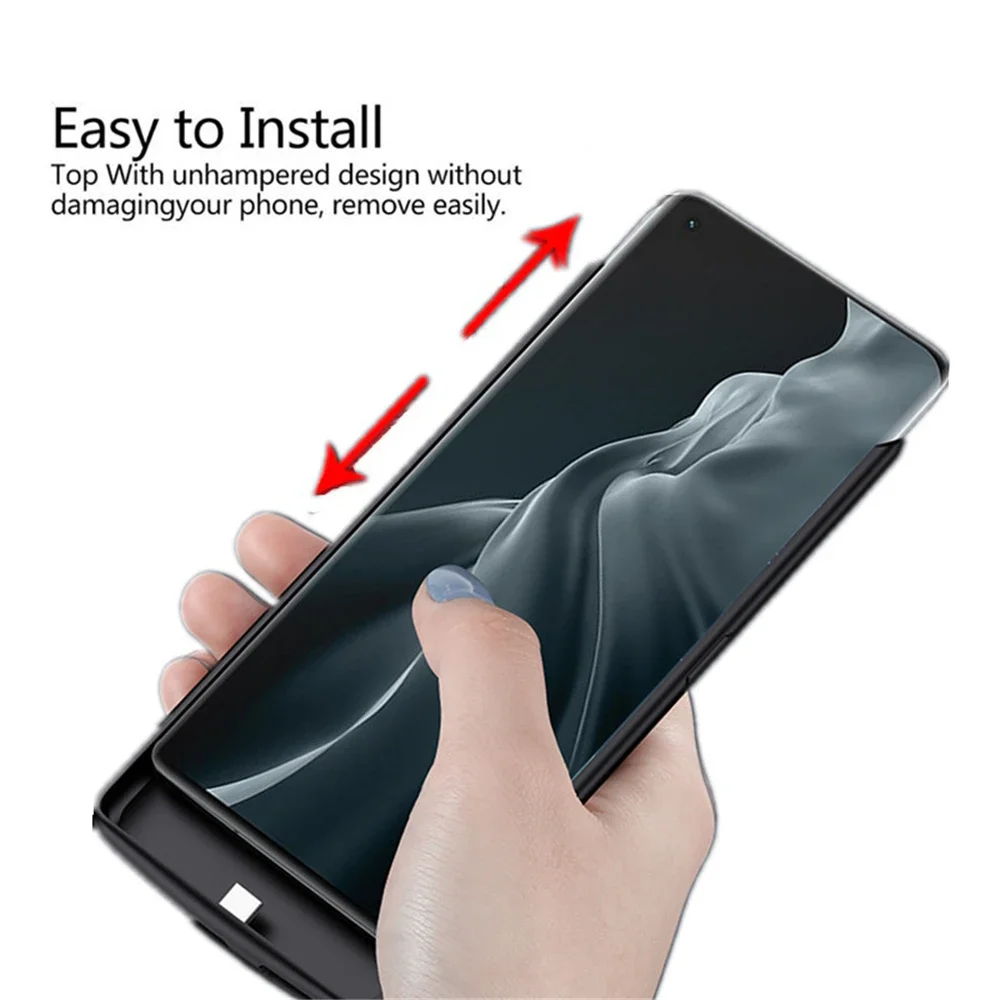 10000mAh Powerbank Charging Cover For Xiaomi Mi Poco F3 External Battery Cases Portable Charger Power Bank Case Coque Funda