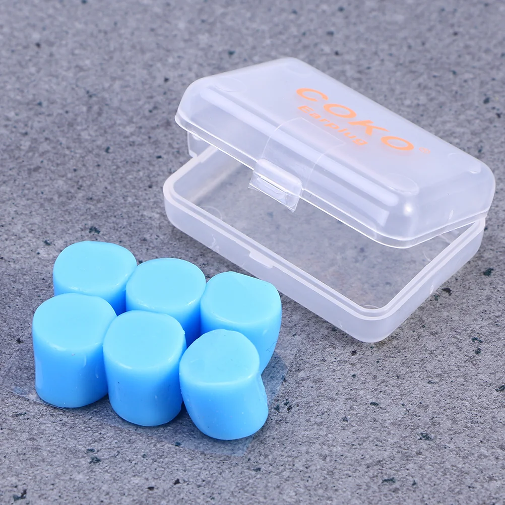 

Soft Silicone Ear Plugs for Sleeping and Swimming - Noise Reduction and Waterproof Earplugs for Travel and Study