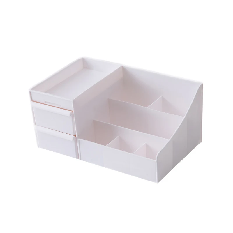 

Органайзер для косметики большой емкости, настольный органайзер для хранения косметики, ювелирных изделий, лака для ногтей, ящик для косметики