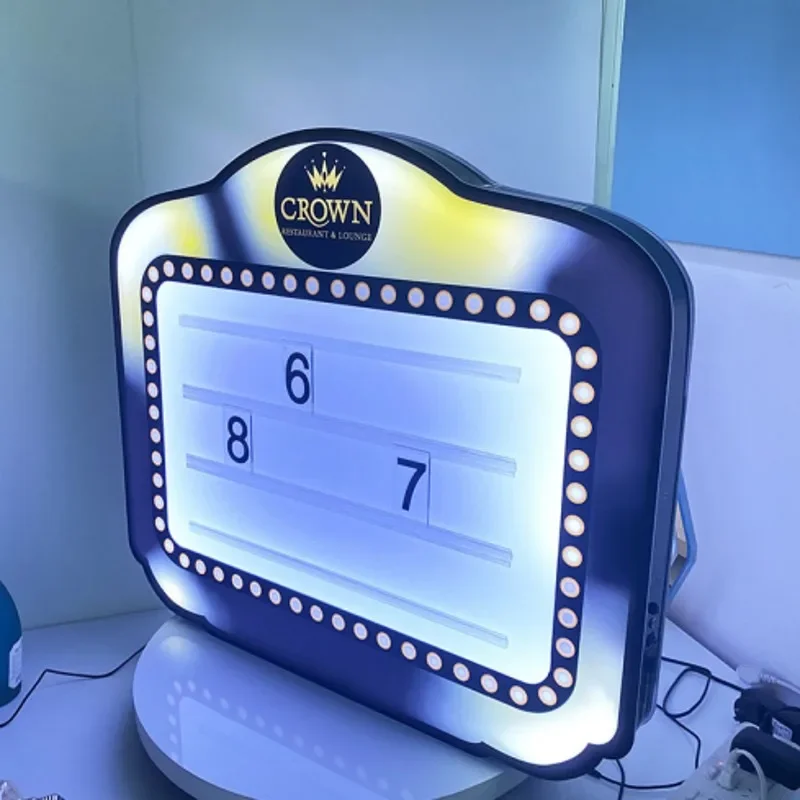 NEW LED Lighted Display Message Board Bottle Presenter with 3 set Alphabet for NightClub Lounge Bar