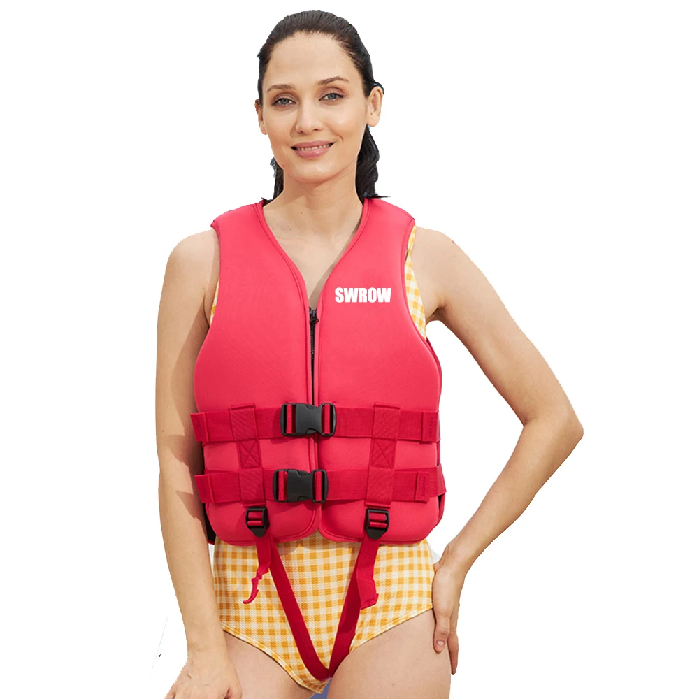 Life Jacket Outdoor Adult Children's Neoprene Water Sports Swim Kayak Snorkeling Boating Surfing Rafting Safety