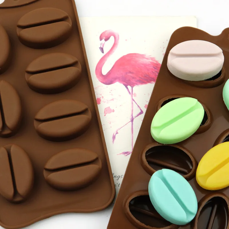 Coffee Bean Chocolate Mold Sweets Jelly Mold Jelly Beans Cake