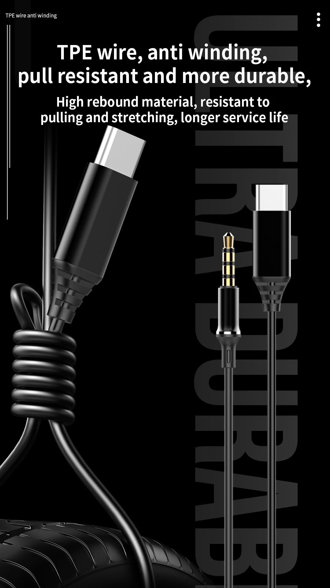 Wired Headphones USB C Headphone For Samsung HiFi Dolby Audio In-ear Noise Cancelling Music Type C 3.5mm Wired Earbuds For Galaxy S25 S24 Ultra wired earphones,wired earplugs,in ear earphones