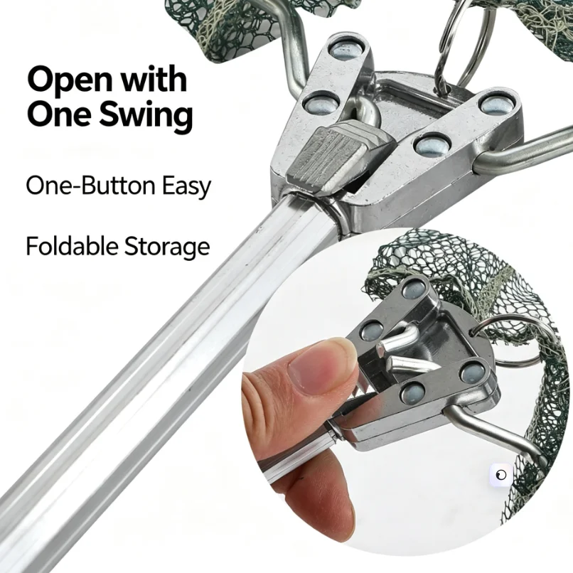  slider image of Fishing Landing Net Aluminum