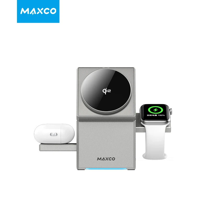 Charging Dock Magic Circle Wireless Charger Amazon Qi2 3-in-1