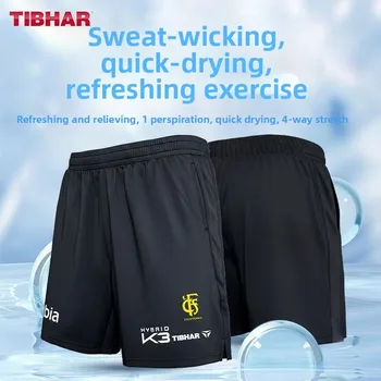 TIBHAR table tennis Champions League shorts quick drying breathable men's and women's table tennis training uniform 1
