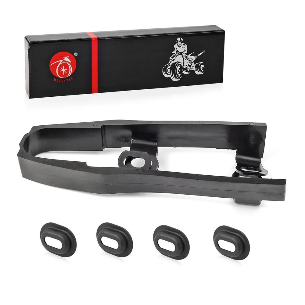 Guía de amortiguador deslizante de cadena basculante y arandelas para HONDA 1986-1989 XR250 R 1985 XR350 R 1986 1987 XR600 R 52170-KT1-770