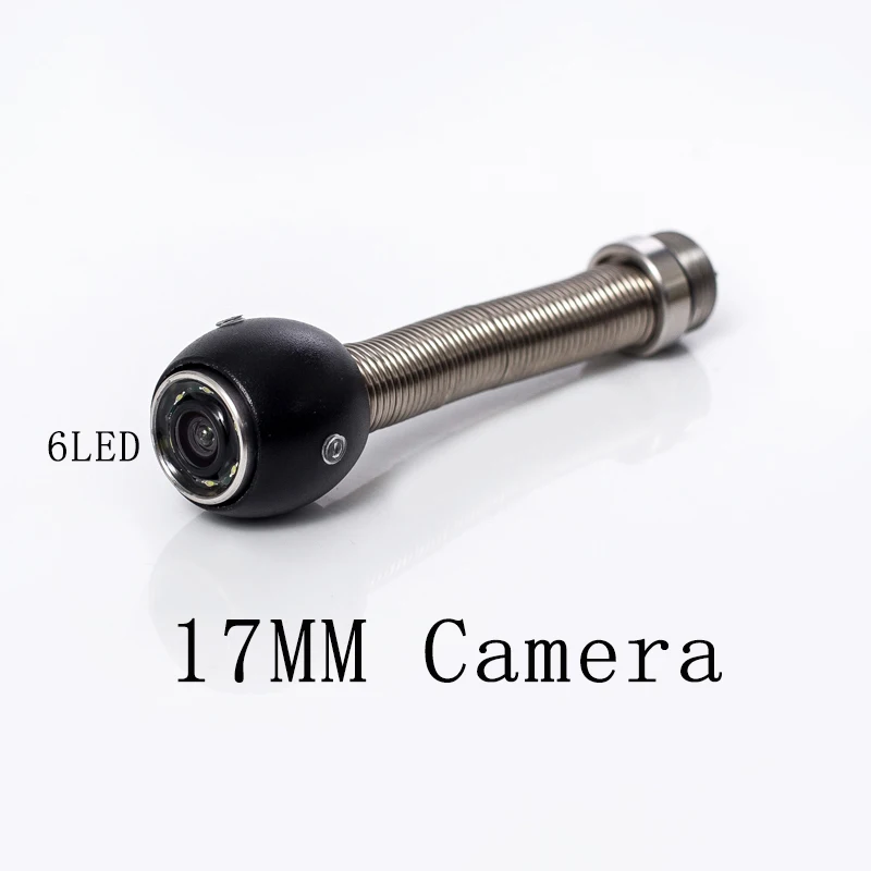 17-23mm Pipeline Inspection with 6/12Pcs Led Lights Drain Pipe Sewer Snake Video Camera Head Wall Inspection Camera Replace He inspection camera,mini endoscope camera