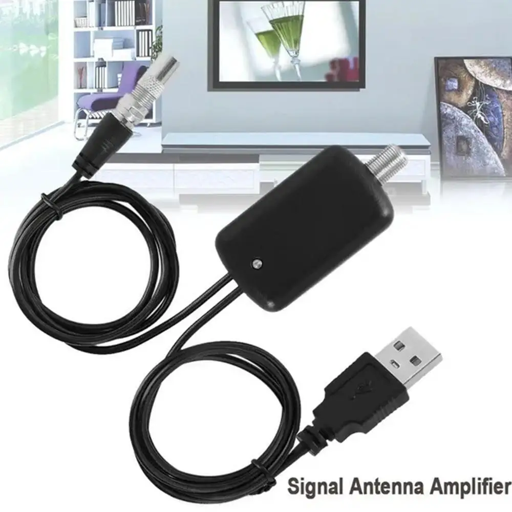 TV Antenna 4K UHD Digital Amplifier Signal Booster Low Noise High Gain Receiver Televisions Receive Accessories