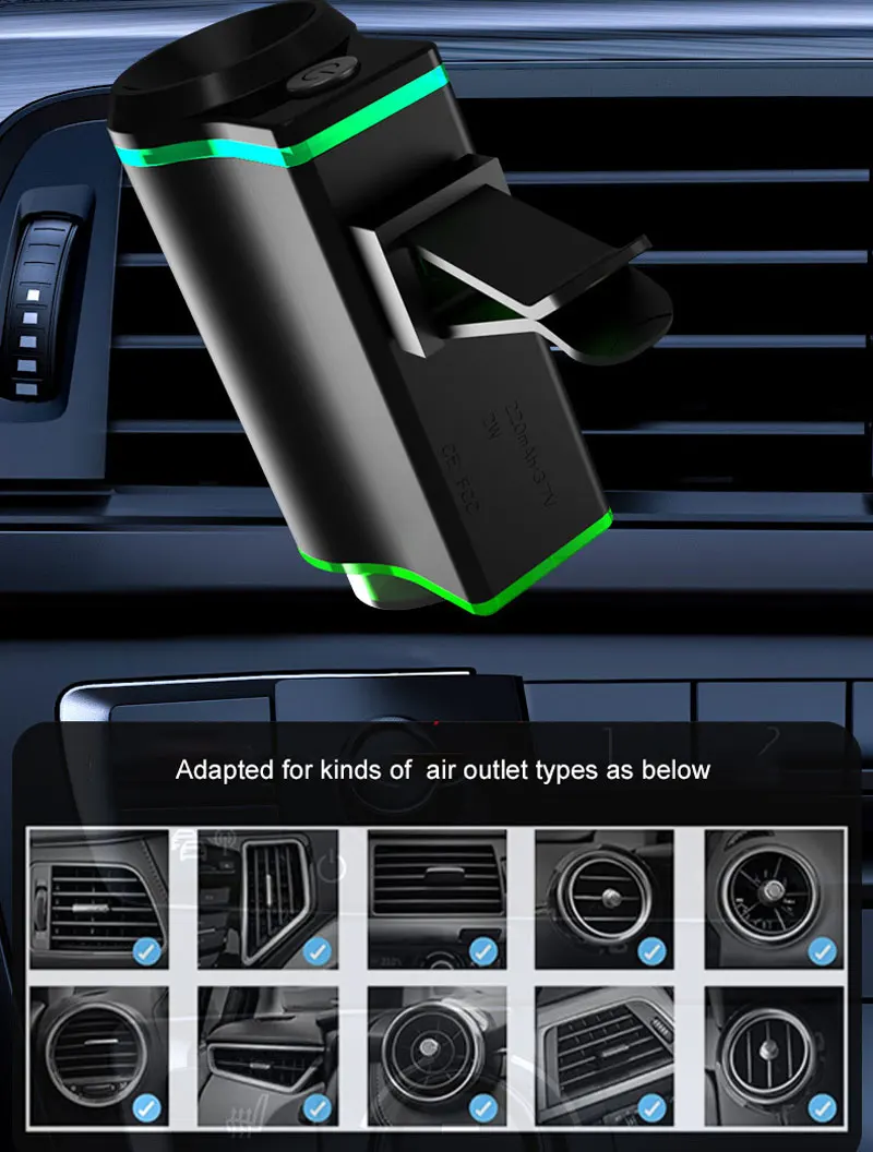 Electric Air Outlet Diffuser Aroma Humidifier Air Freshener Fragrance Machine Car Products Alloy Use Own Perfume