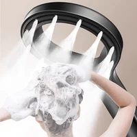 Single Mode Spray Shower Head Spa High Pressure Message Big Panel Booster Mixer Bathroom Faucet Accessories Bathroom Tools